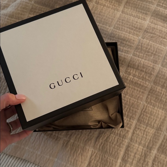 Gucci Black Belt with Gold Accent - Picture 2 of 5